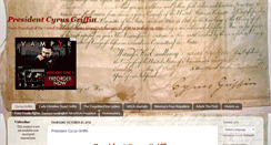 Desktop Screenshot of cyrusgriffin.com